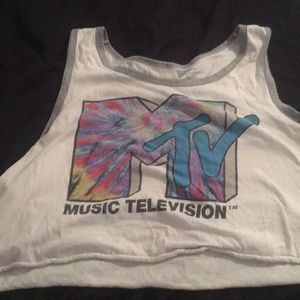 M T.V crop top